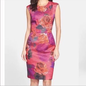 Trina Turk Delores Floral Jacquard Dress